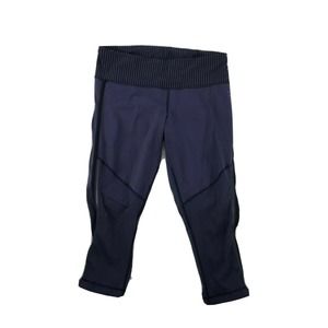 Lululemon Women Leggings Crop Size 8 X 20 Inseam Athletic Gym Ef25